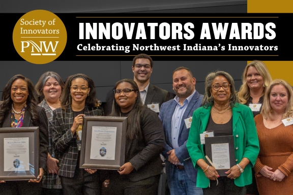 Recipients of the Innovators Awards gather together